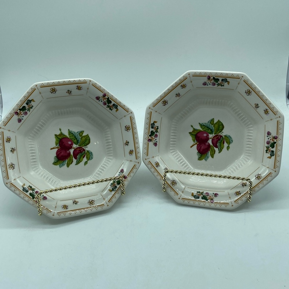 Nikko Orchard Pattern 2 Coupe Cereal Bowls